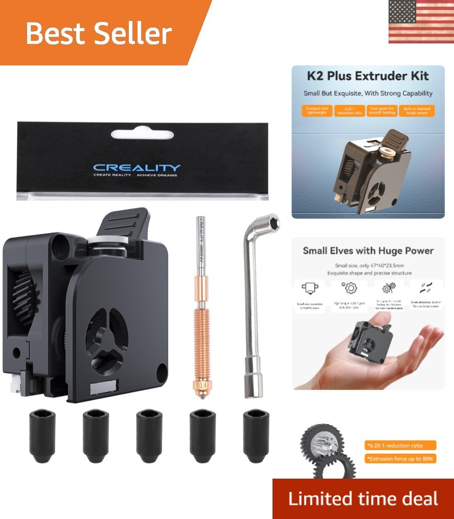 Complete Extruder & Nozzle Kit for Creality K2 Series - Upgrade Your 3D Printing