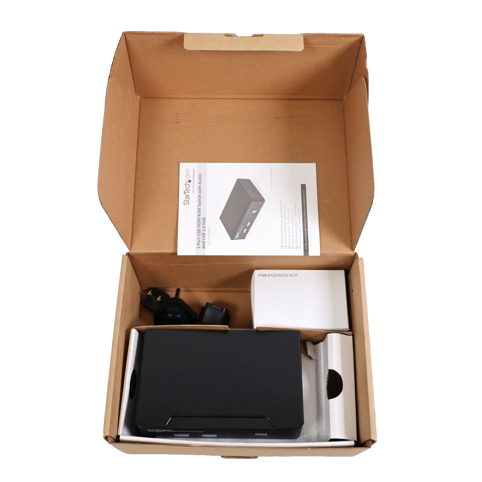 StarTech.com  (SV231HDMIUA) 2-Ports External KVM / audio / USB switch