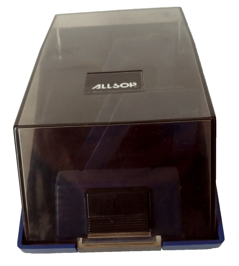 Vintage 1980s ALL SOP 5.25” Floppy Disk Media Organizer Storage Box
