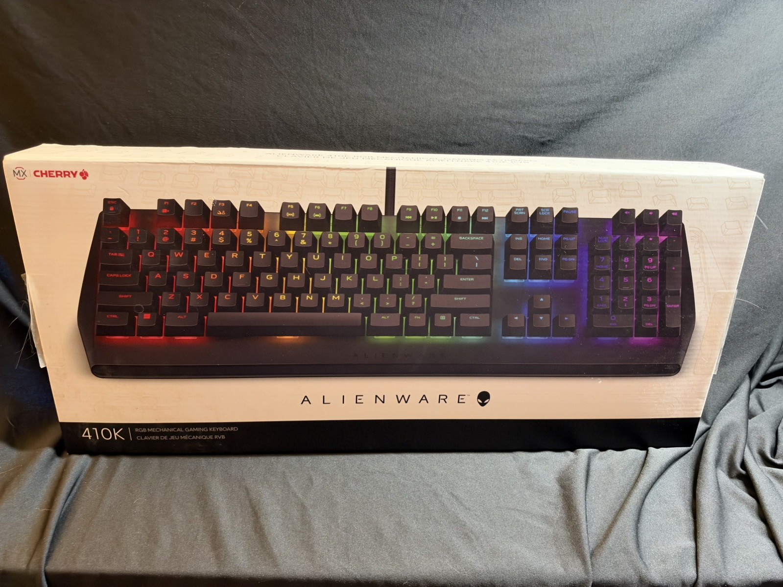 Alienware 410K Cherry MX Wired RGB Mechanical Keyboard QWERTY English Black