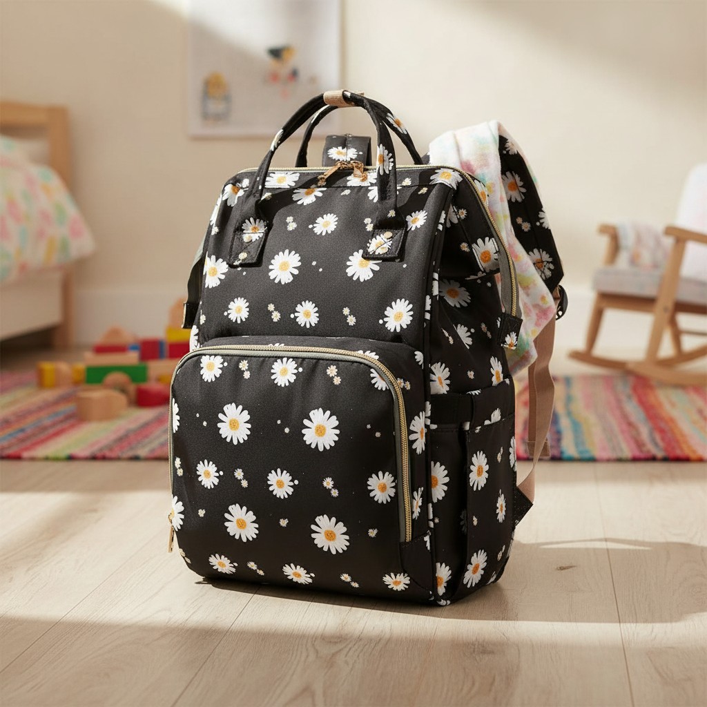 Laptop Backpack – 15.6", Waterproof Polyester, 5 Pockets