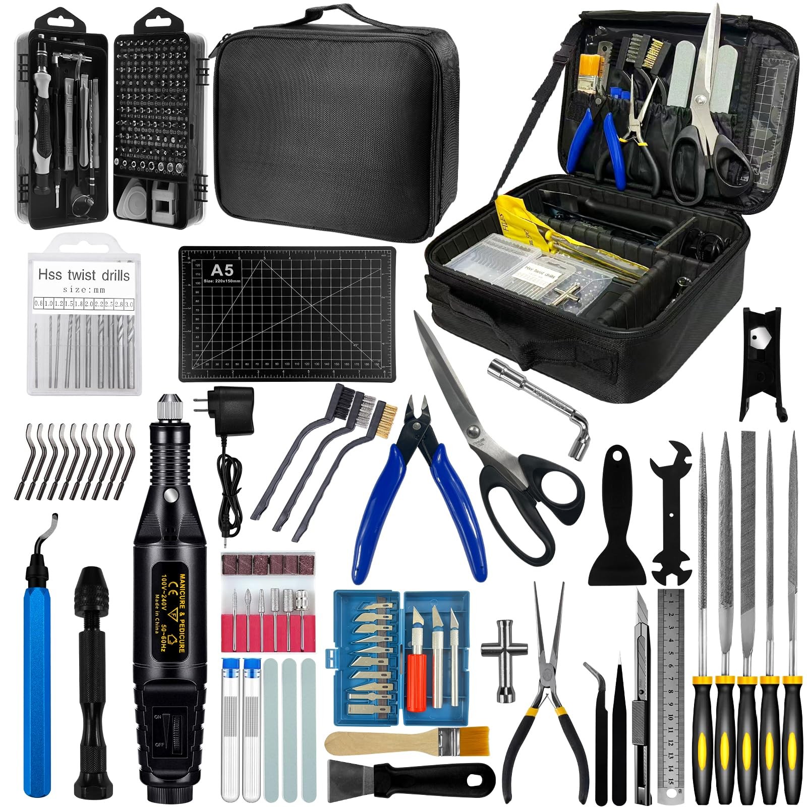 212Pcs 3D Printer Tool Kit with Accessories Bring Box... 
