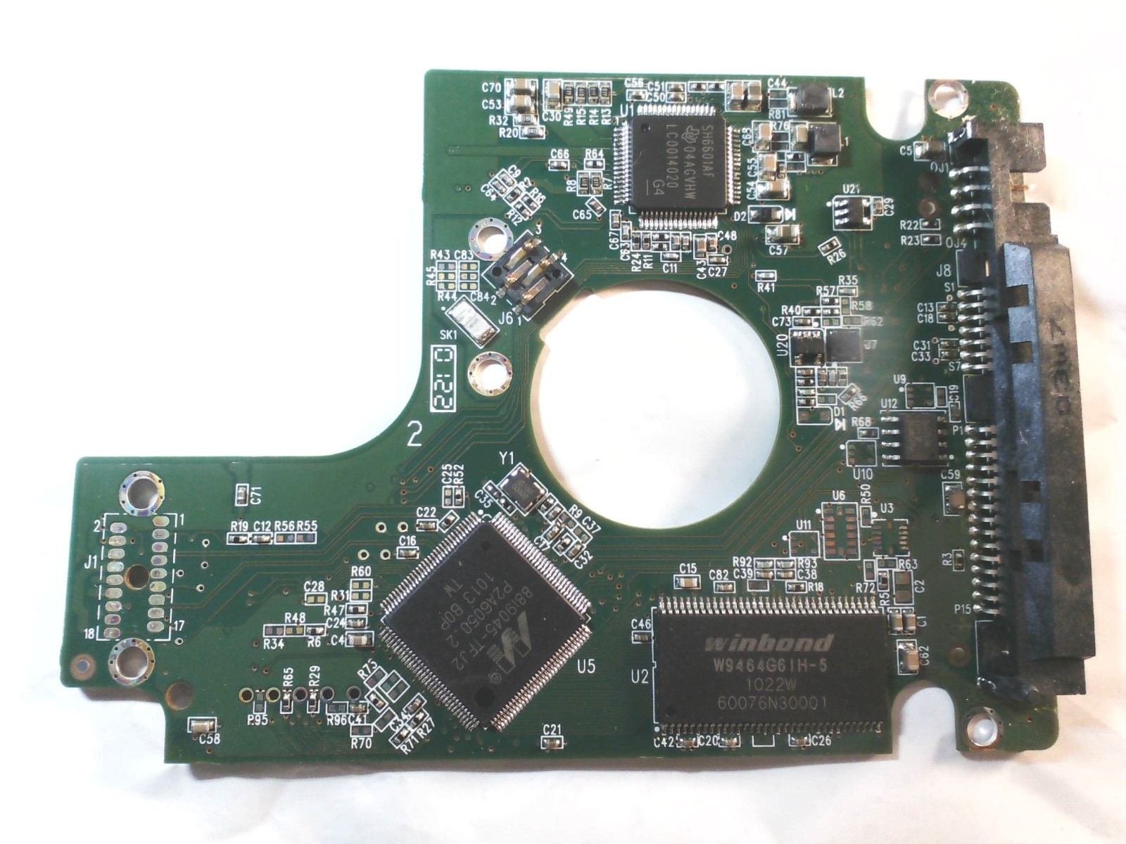 WD PCB 2060-771672-004 REV A – Winbond BIOS – WD Controller – Pulled Working