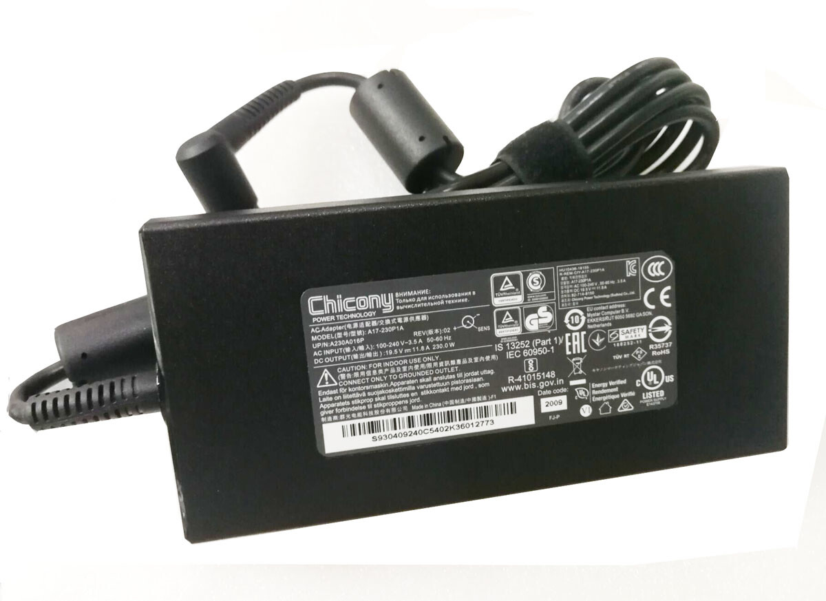 Chicony 230W AC Adapter Charger For Fujitsu Celsius H780 Power Supply 7.4mm