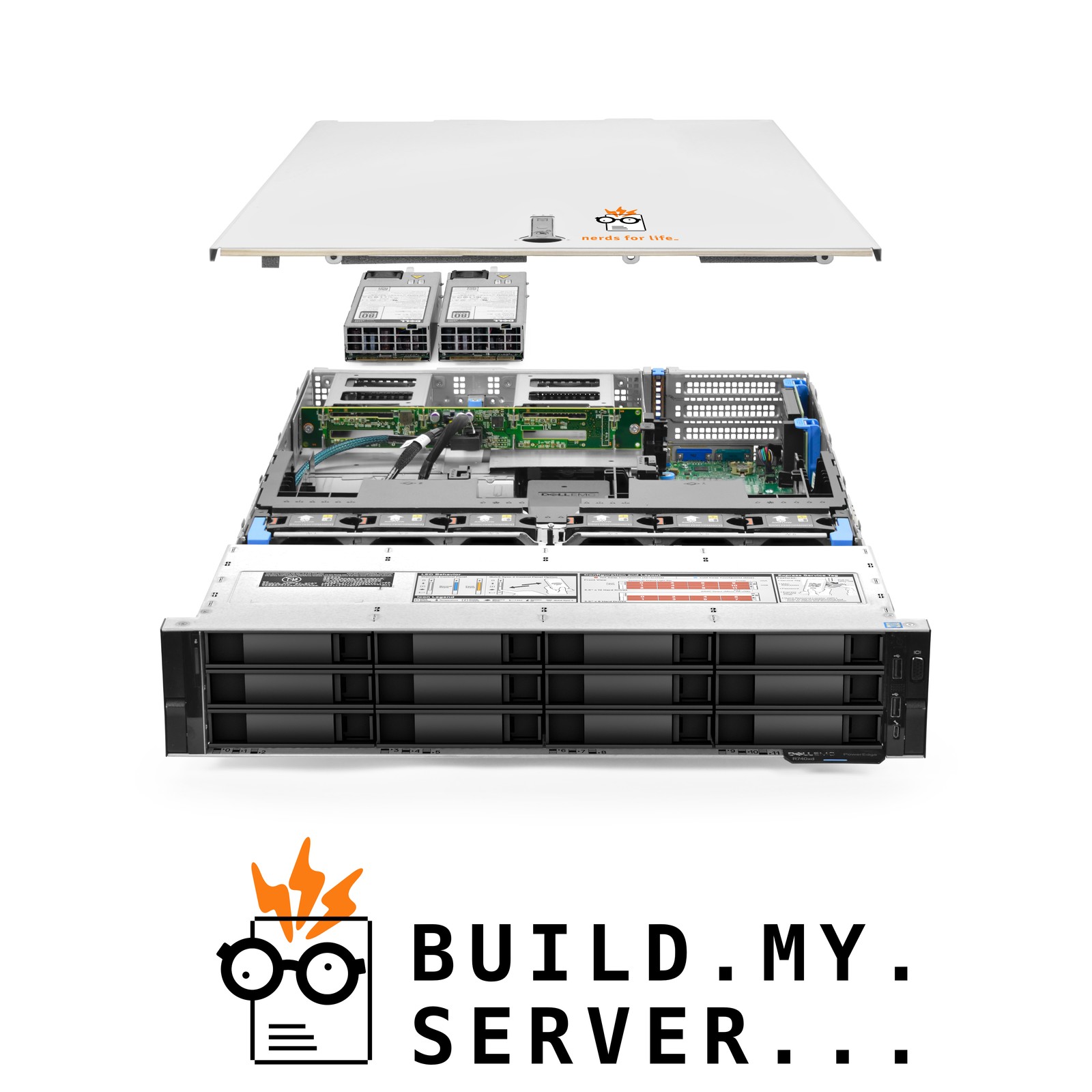 Dell PowerEdge R740xd 12-Bay LFF Server 2.10Ghz Gold 6230 20-Core 16GB RAM