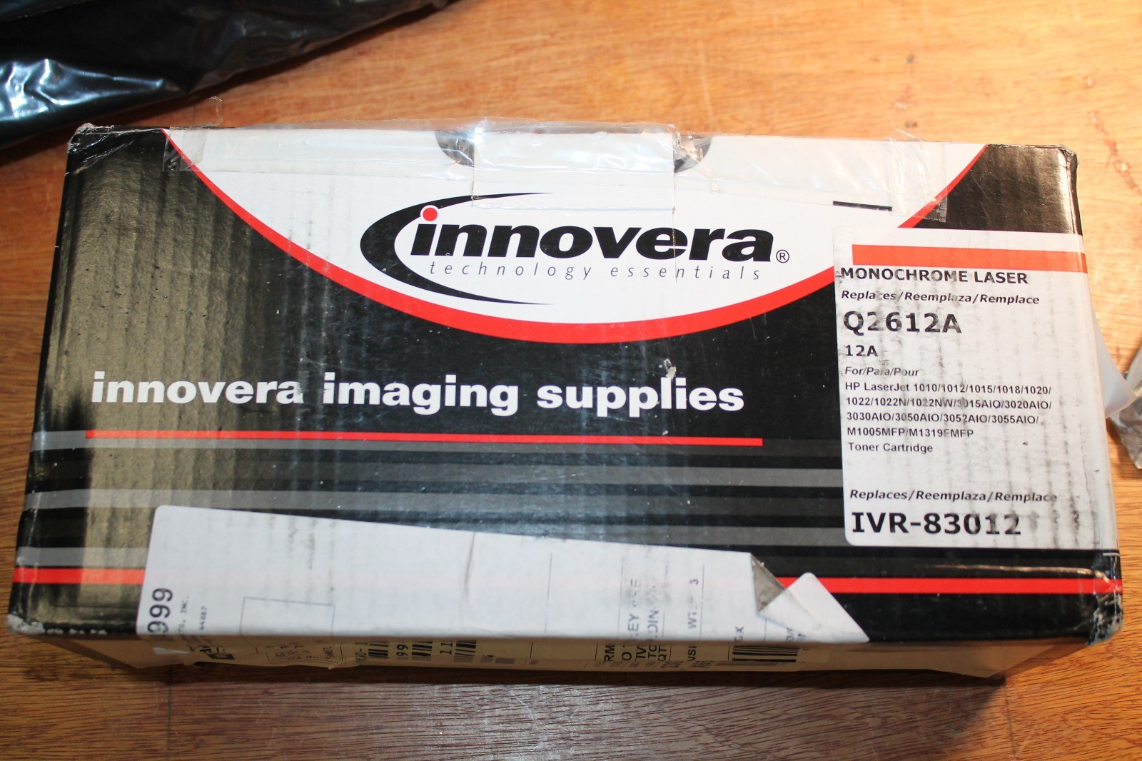 Innovera Imaging IVR-83012 For HP Color Laser Jet Q2612A Black Print Cartridge