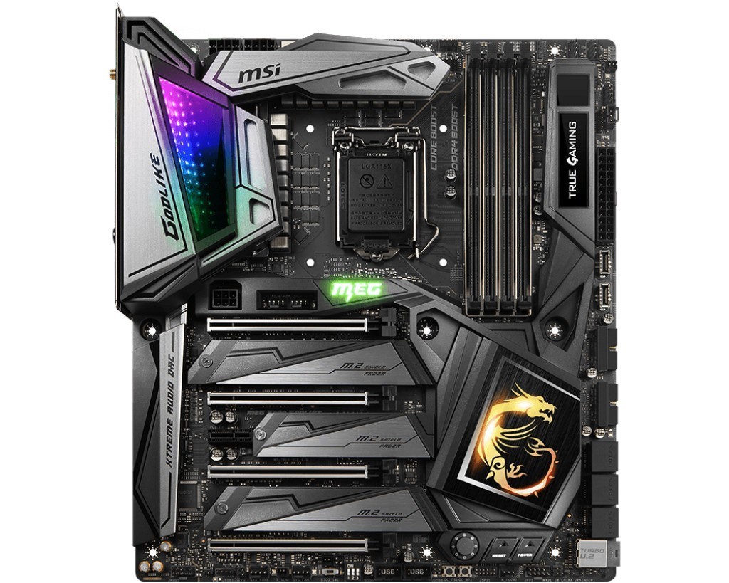 MSI MEG Z390 GODLIKE Motherboard For Intel Z390 LGA 1151 DDR4 M.2 E-ATX USB 3.1