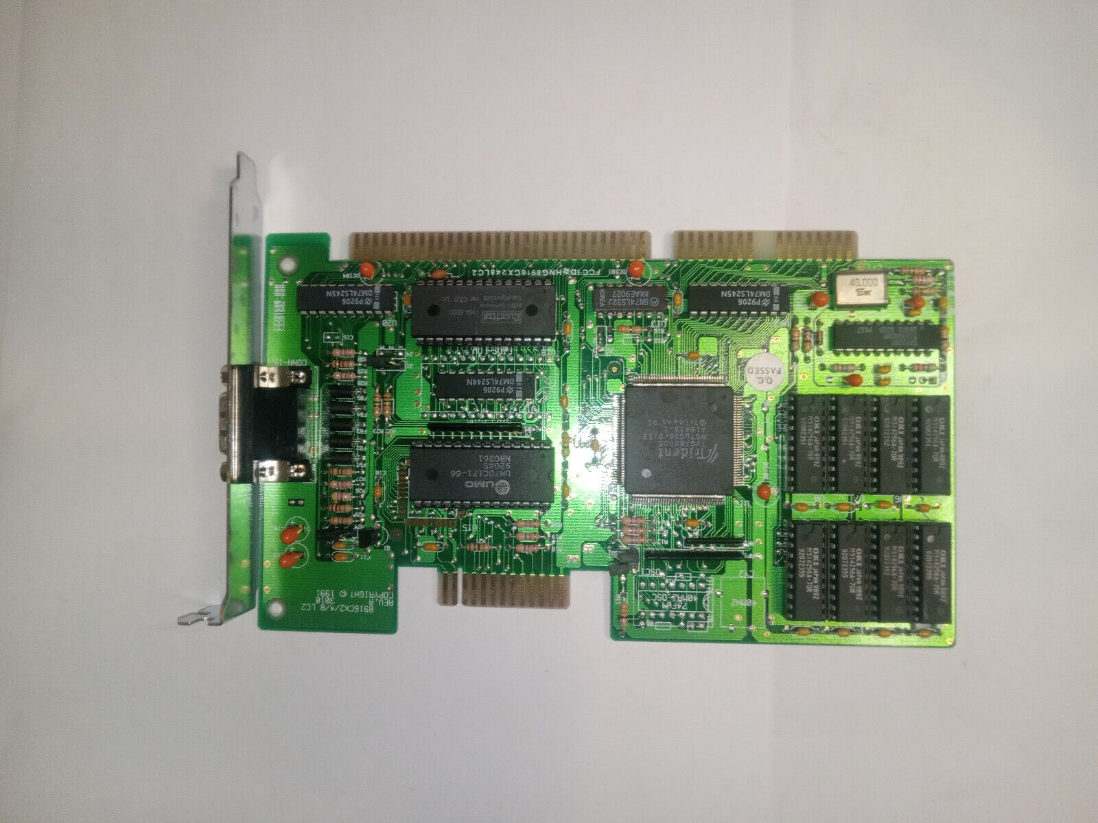 Trident 16-bit ISA Video Card TVGA8900C