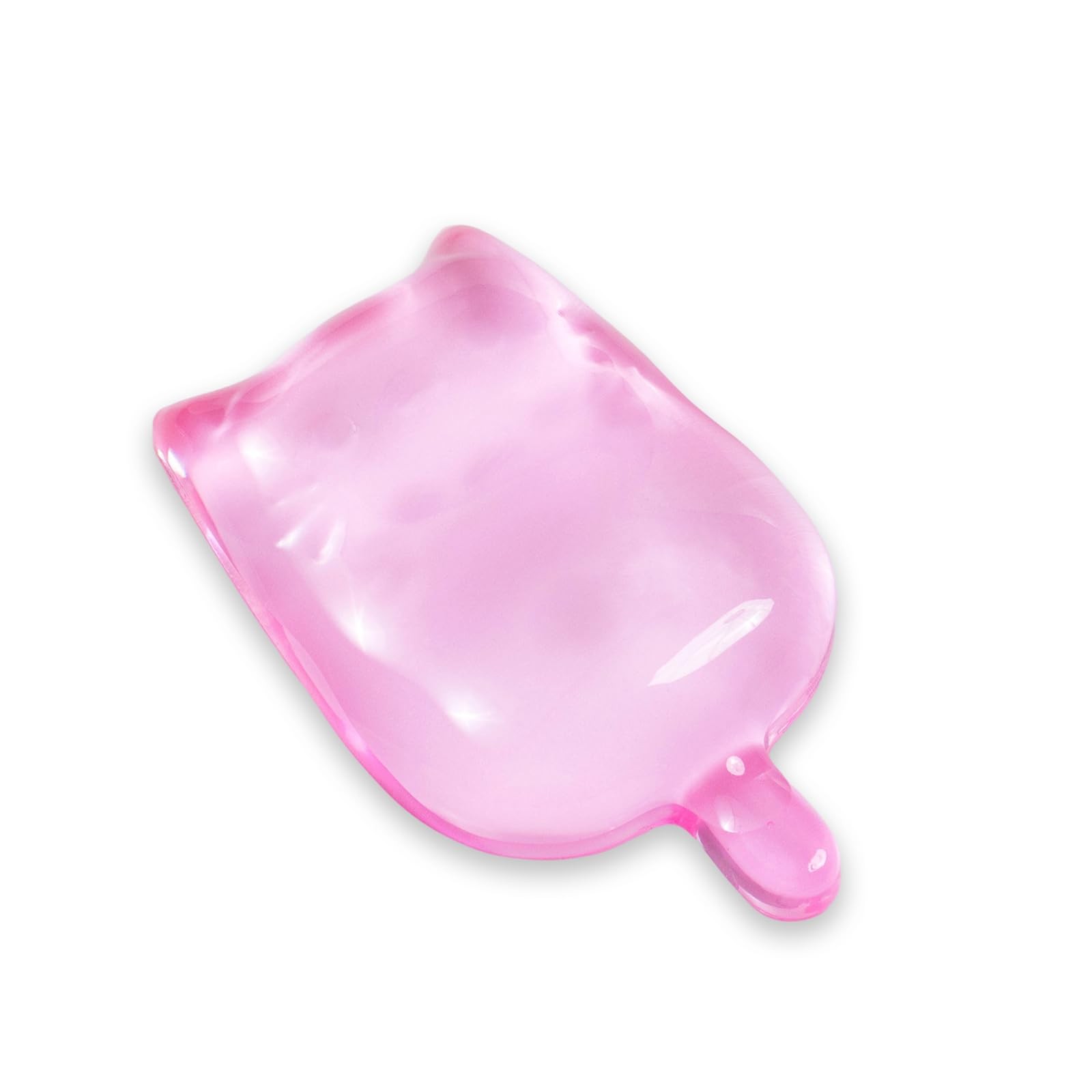 Gel Mouse Wrist Rest Pink Cat Support Pad Cute Silicone Cushion Anti-Slip