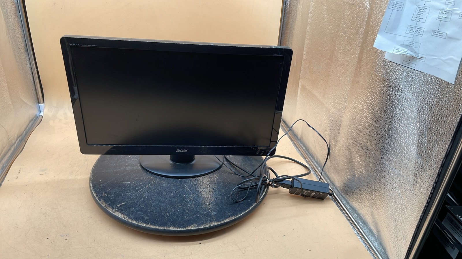 Acer S200HQL 19.5" Widescreen LED LCD Computer Monitor Display w/ Power Adapter