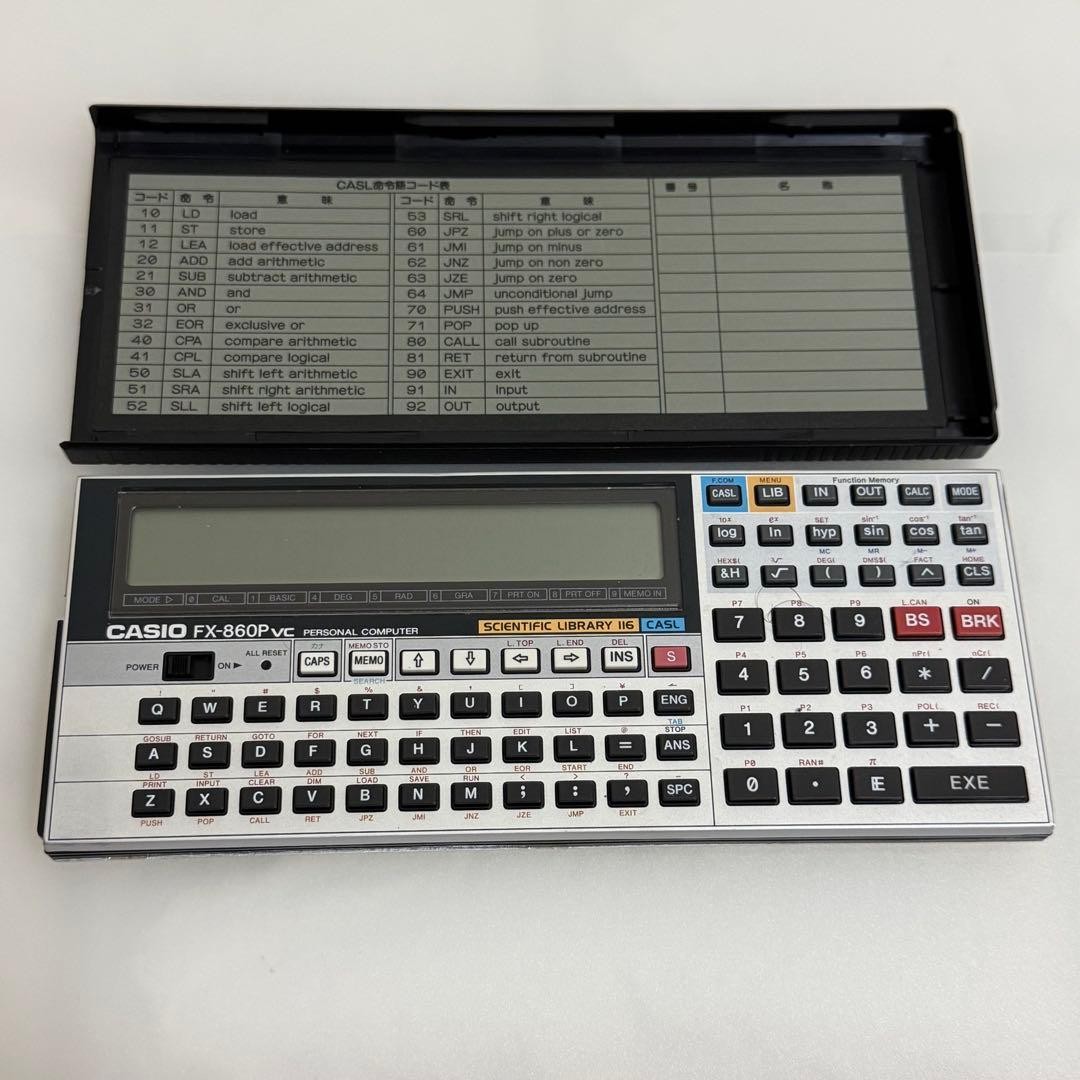 CASIO FX-860PVC Pocket Computer Portable Calculator Tested