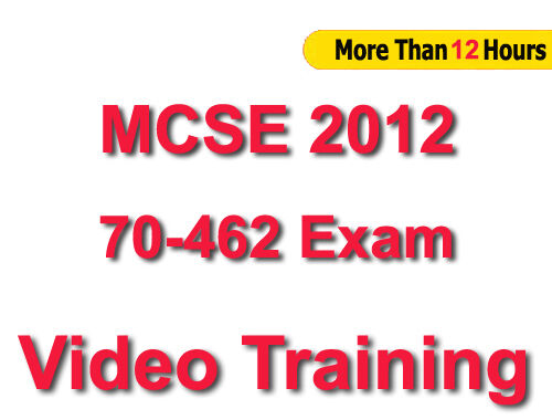 MCSE 2012 70-462 Administering Microsoft SQL Server 2012/2014 Video Training CBT