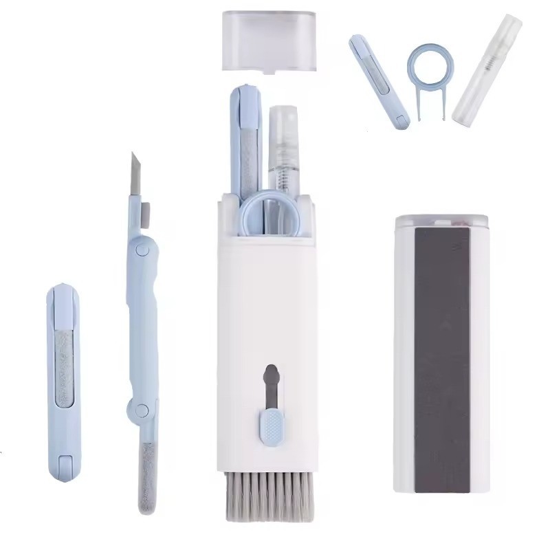 7-in-1 Keyboard Cleaning Kit Brush Set Earphone Cleaner Pen Keycap Puller Tool