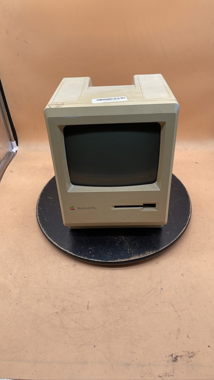 Apple Macintosh Plus M0001A 9-inch Monochrome CRT Display Vintage Computer Unit