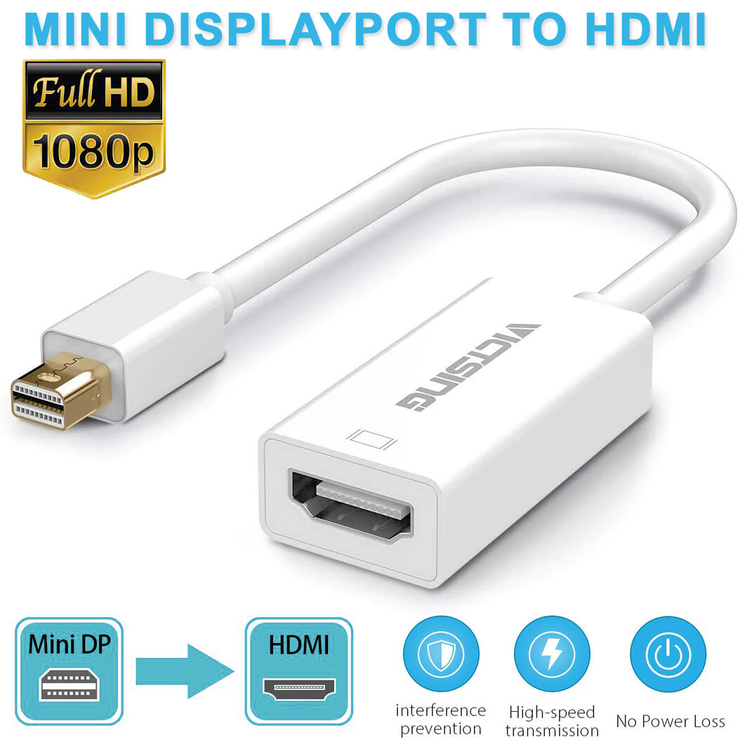 Mini Display Port DP Thunderbolt to HDMI Adapter Cable For Macbook Pro Air iMac