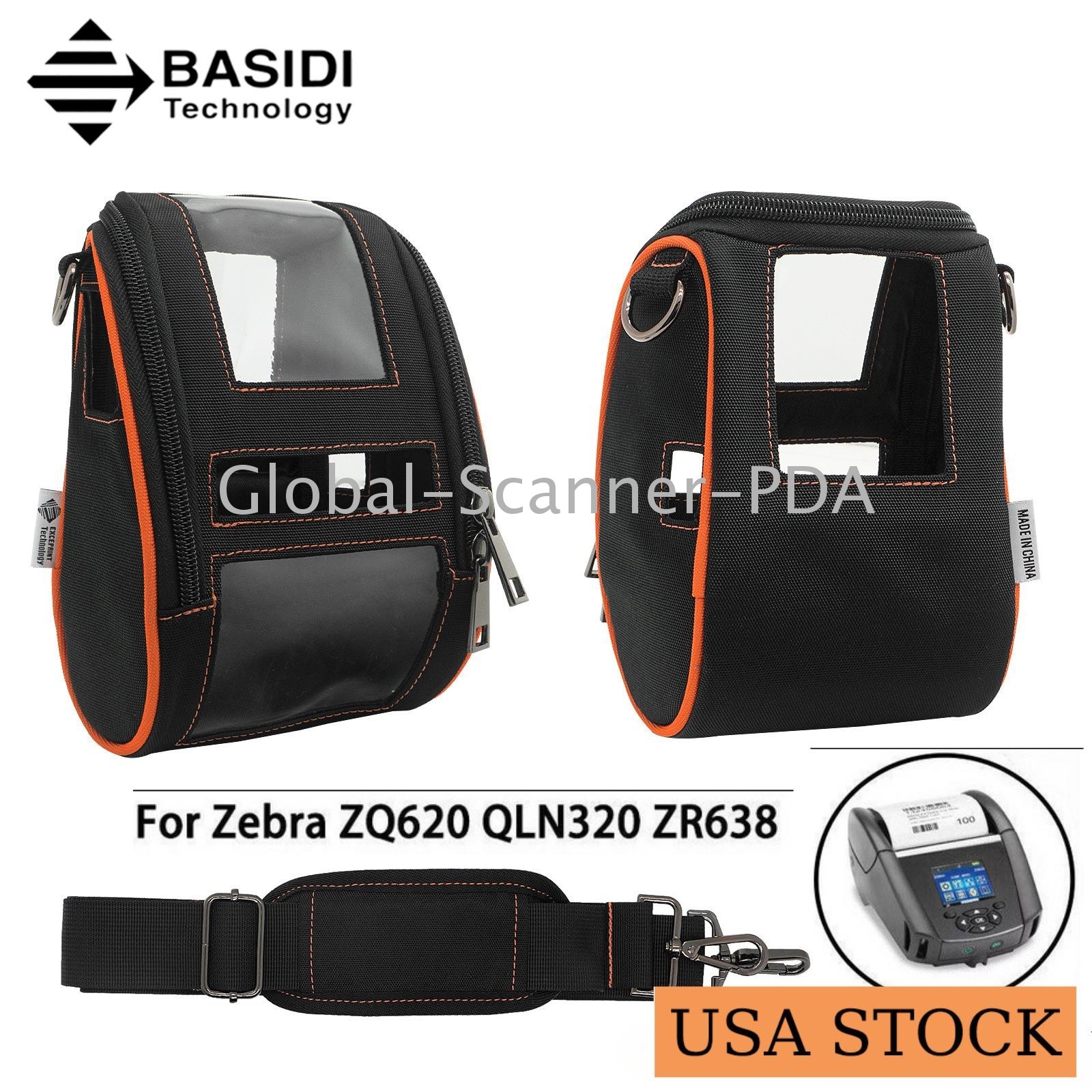 🔥 Soft Carrying Case Pouch Holster Storage Bag Belt for Zebra ZQ620 QLN320 US🔥