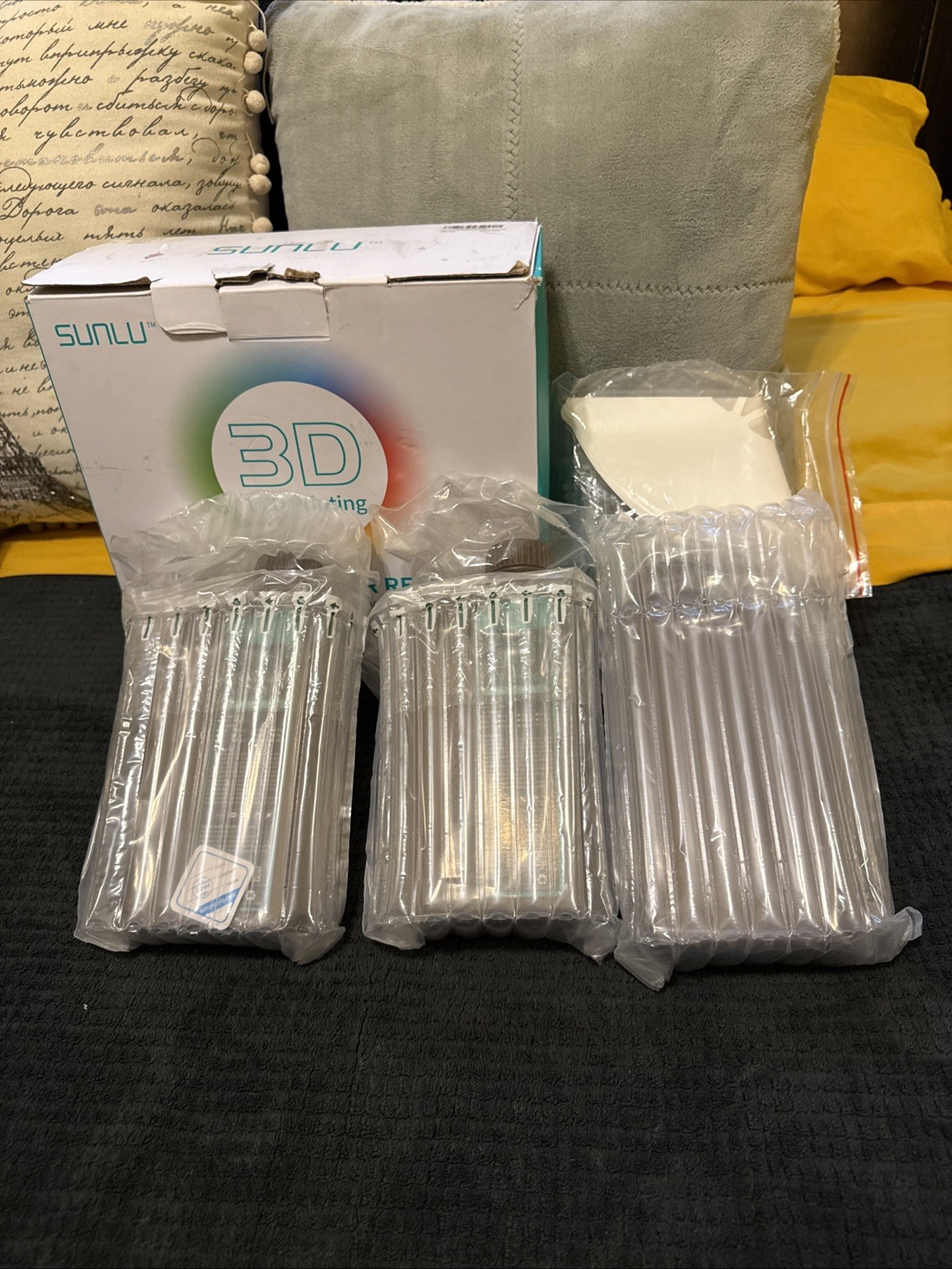 SUNLU 3D Printing Resin  ( Photopolymer Standard Resin  500 G) New Pack Of 4