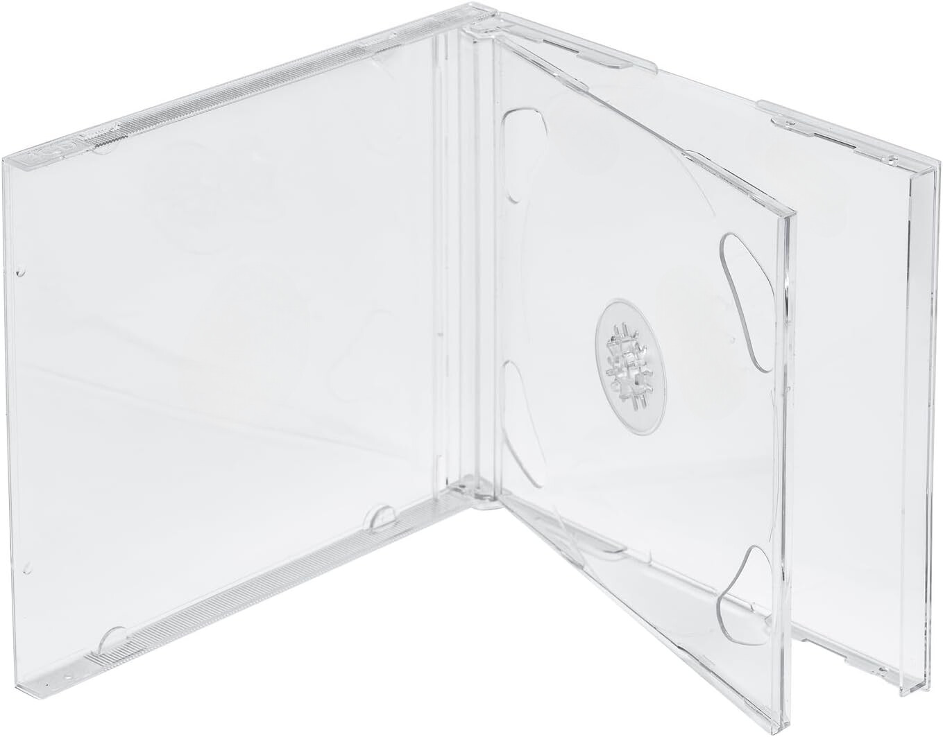 Lots of STANDARD Double CD Jewel Case with Tray 10.4mm (2 CD) Lots Clear Cover