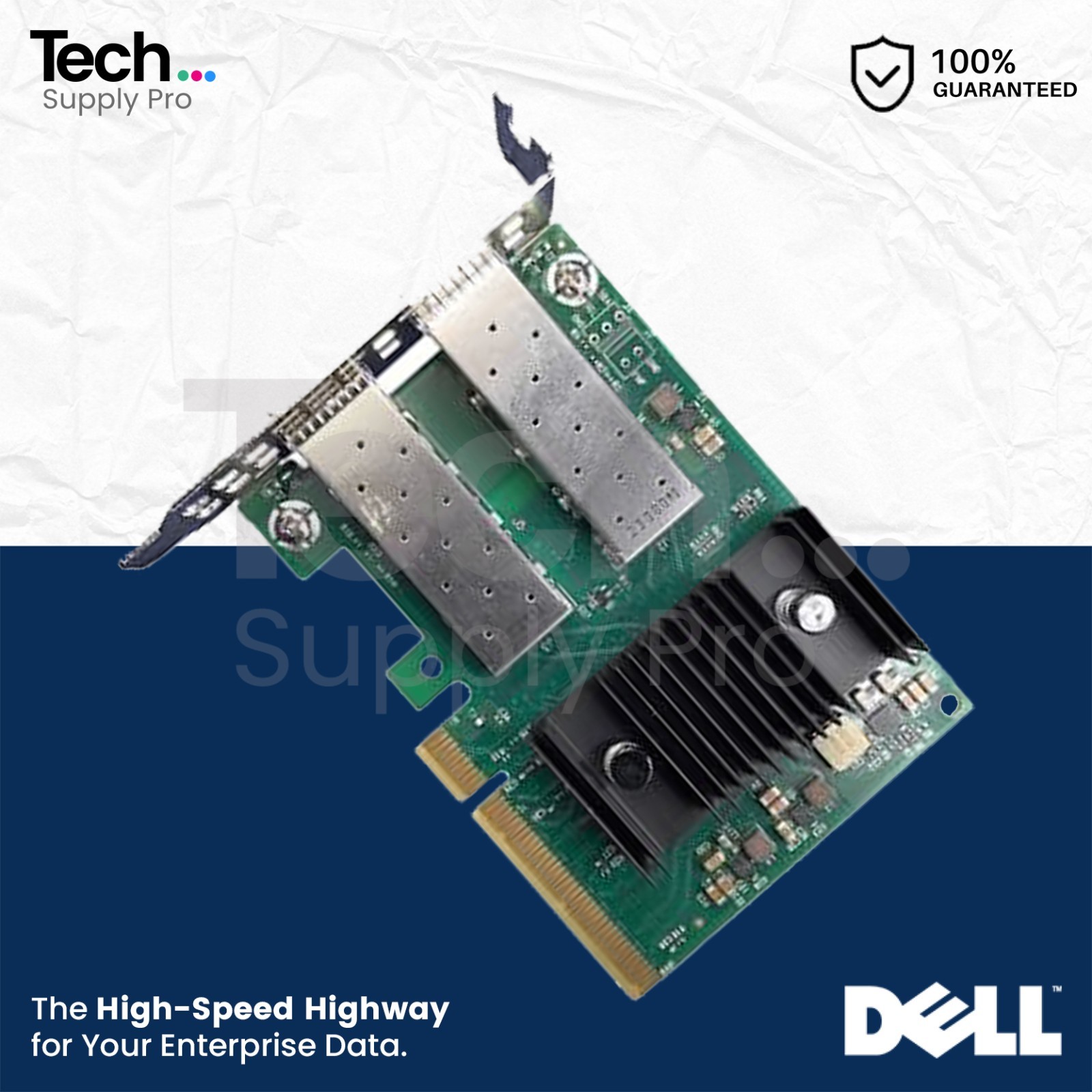 V175Y Dell NVIDIA CX631102A CONNECTX-6 LX Dual-Port 10/25GB/s SFP28 Adapter Card