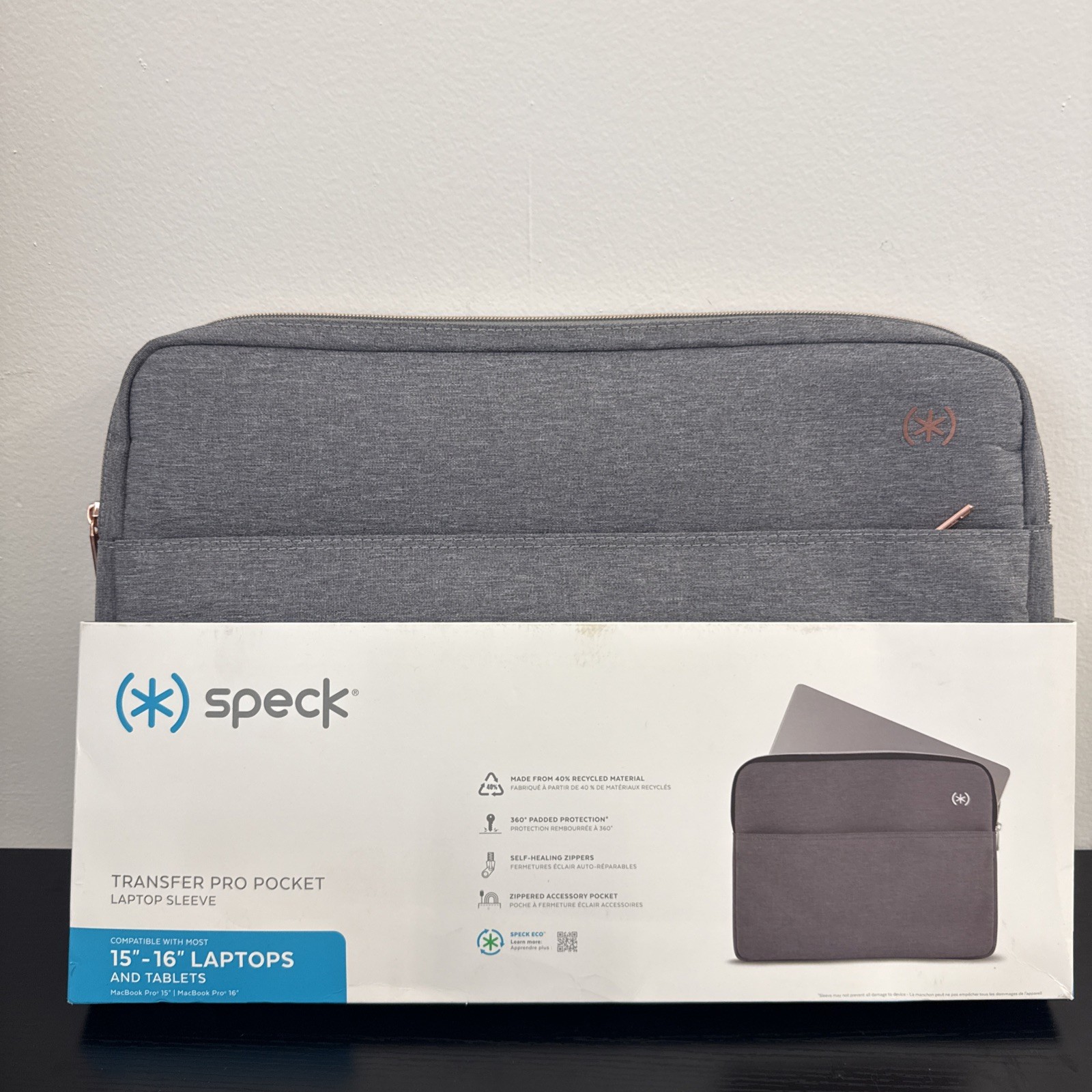 Speck Transfer Pro Pocket Protective Sleeve Universal 15" 16" for MacBook pro