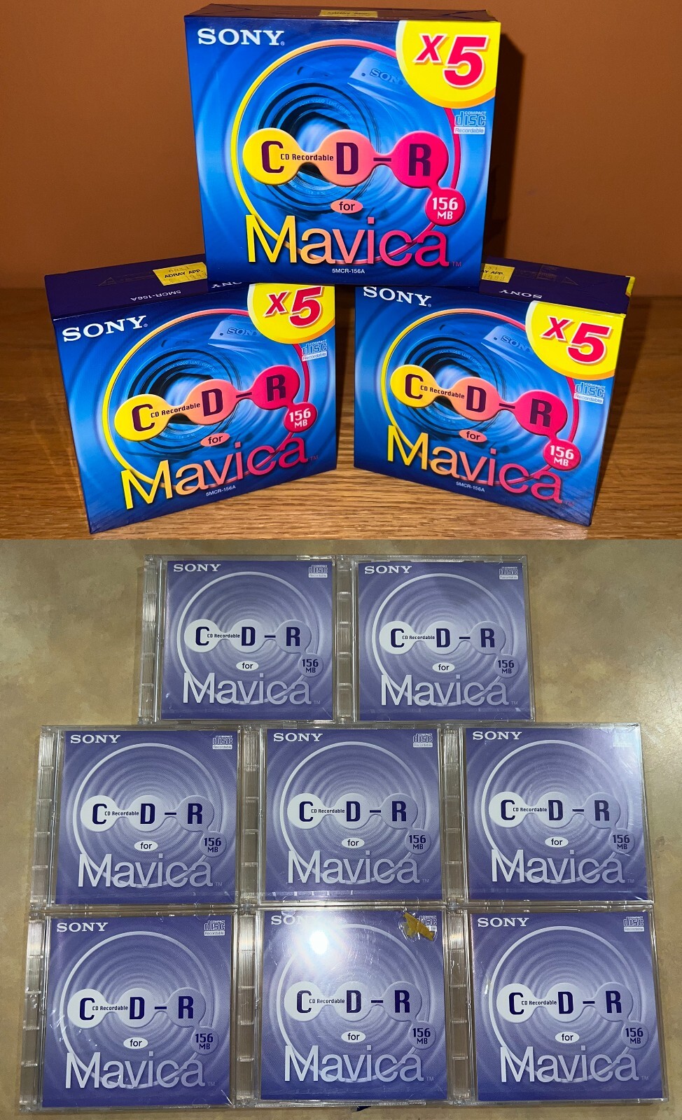 23 New SONY 156MB CD-R CD Recordable for Mavica Cameras 5MCR-156A