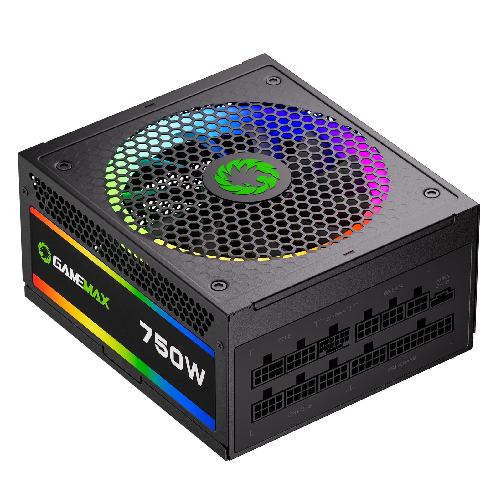 GAMEMAX 750W Fully Modular ARGB Power Supply, ATX3.0 & PCIE 5.0, 80 Plus Gold...