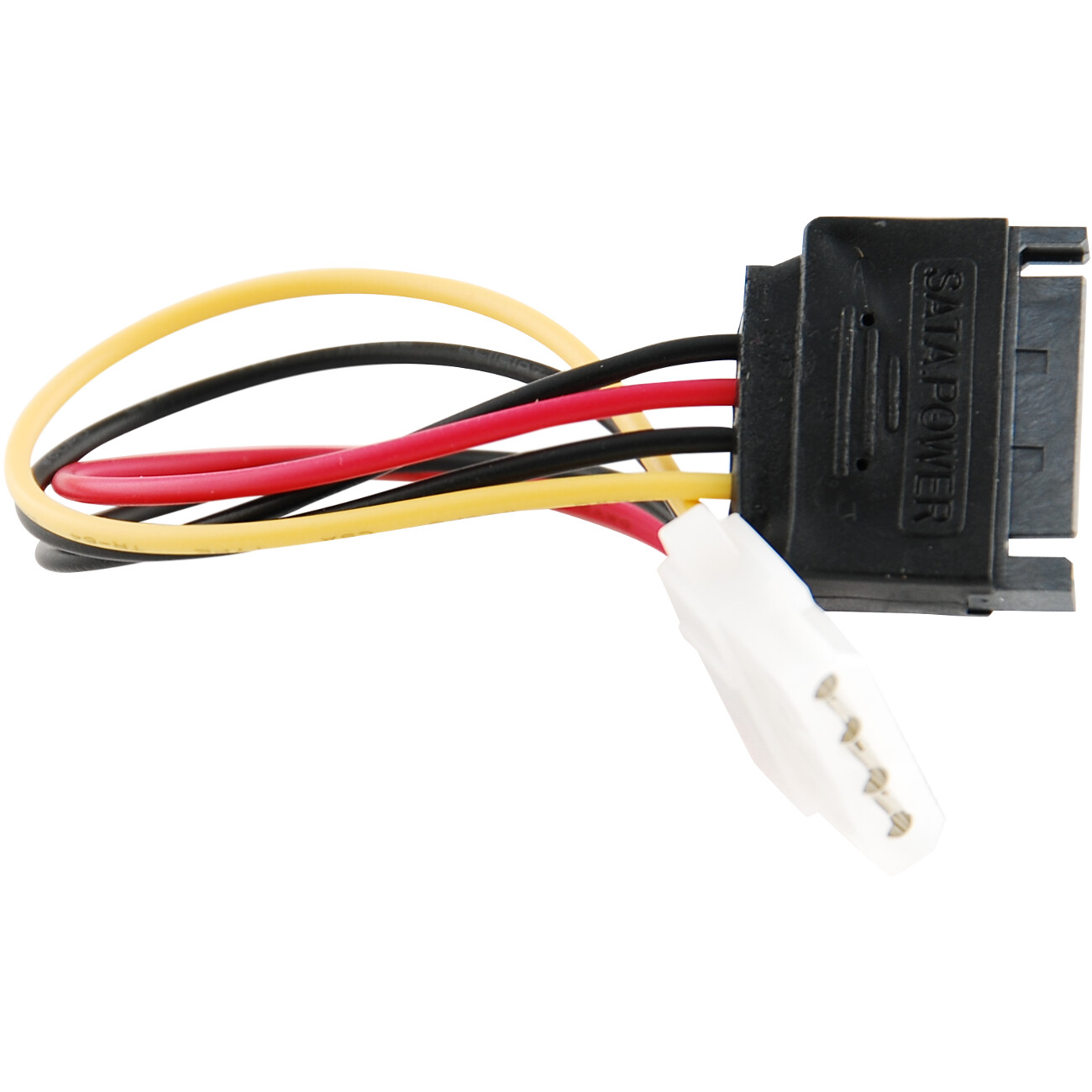 15-Pin SATA Power Female to 4-Pin Molex Male Adapter Cable for Hard Drive