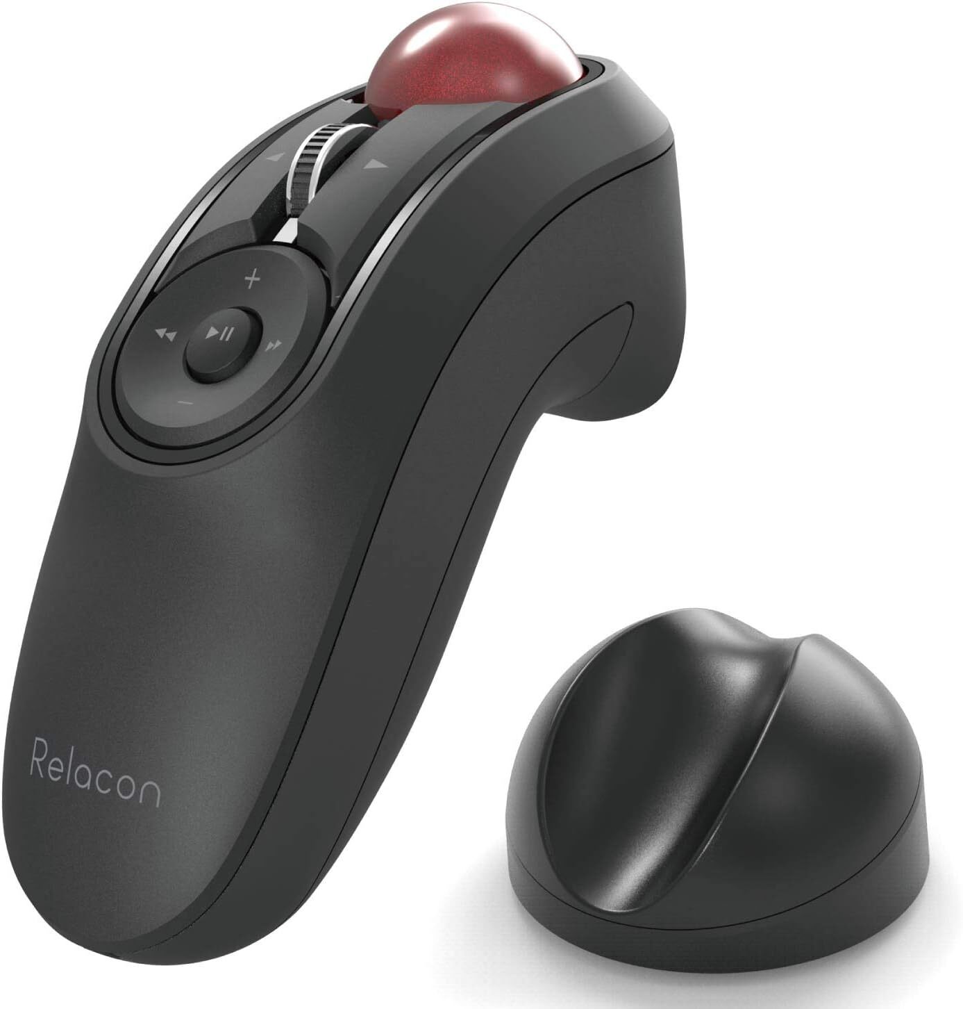 New Elecom Trackball Mouse Handy Type Relacon With Media Control Button Japan