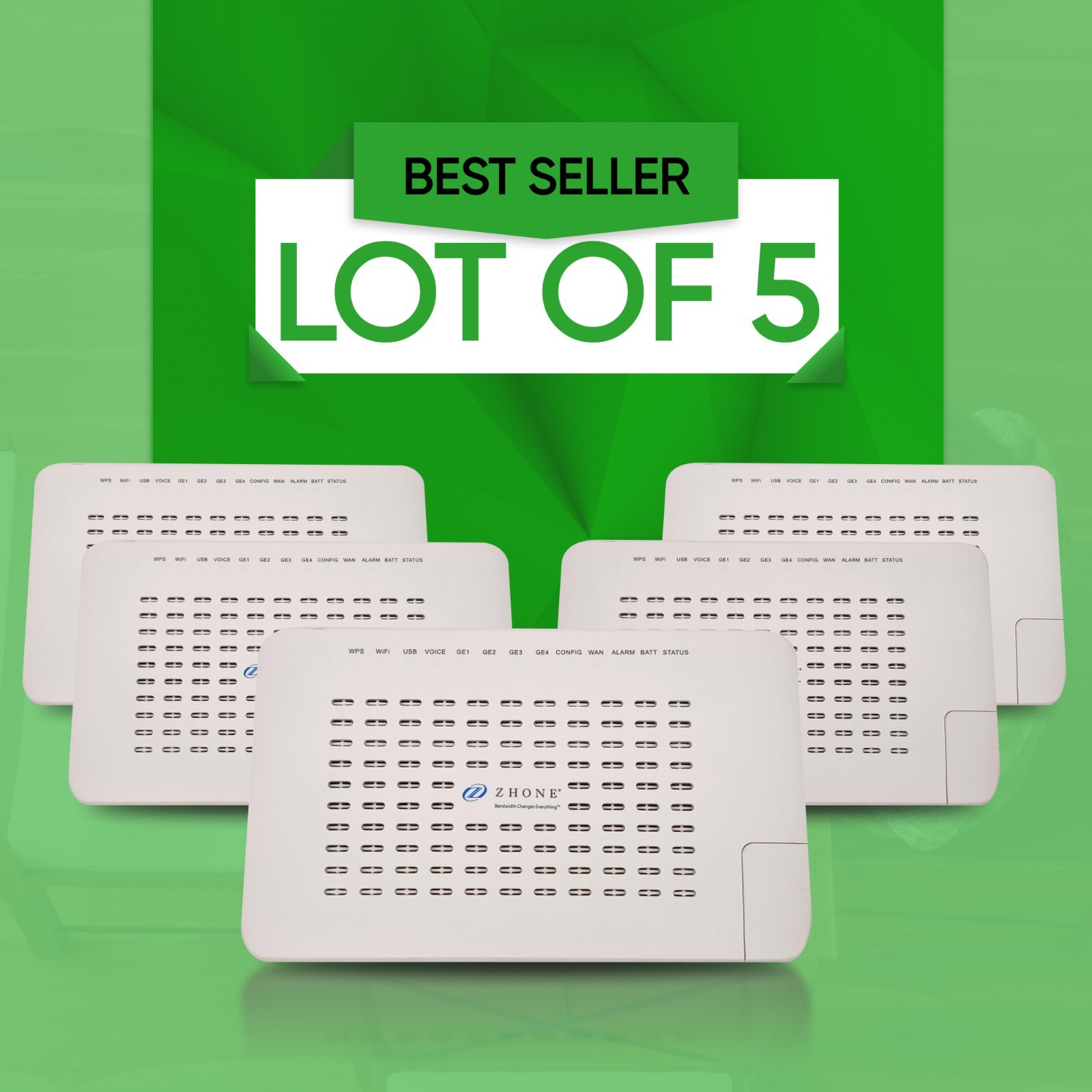 ZHONE ZNID-GPON-2426A-NA INDOOR WI-FI DUAL BAND WIRELESS ACCESS POINT LOT OF 5