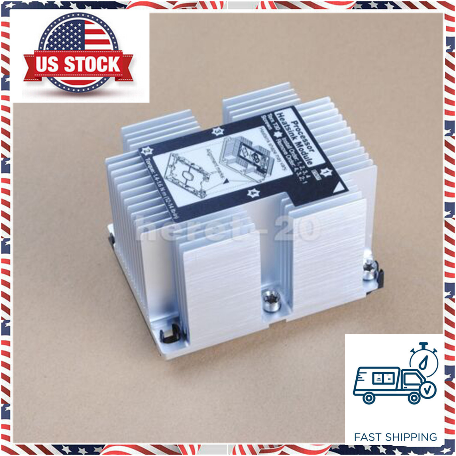 New Heatsink 01KP655 01KP654 for Lenvon ThinkSystem SR650 SR658 SR550 SR590