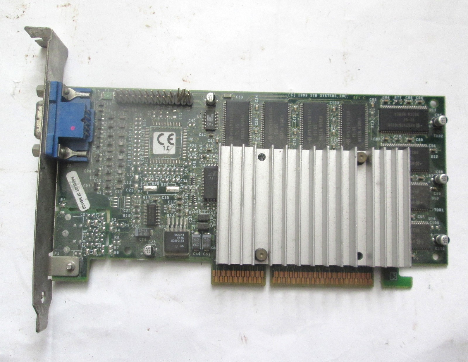 Vintage STB Systems 3Dfx Voodoo 3 3000 16MB AGP Video Graphics Card 210-0364-003