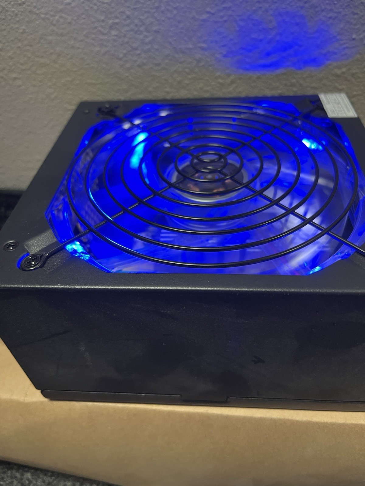 New 550W ATX Desktop PC Power Supply - Quiet Blue LED Fan - Efficient Upgrade