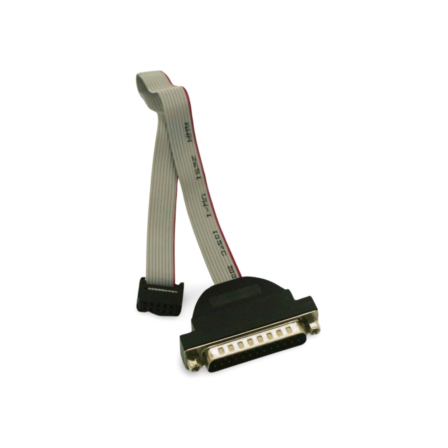 1ft DB25 Male to IDC10 Serial AT Everex Intel Version COM Port - Gray