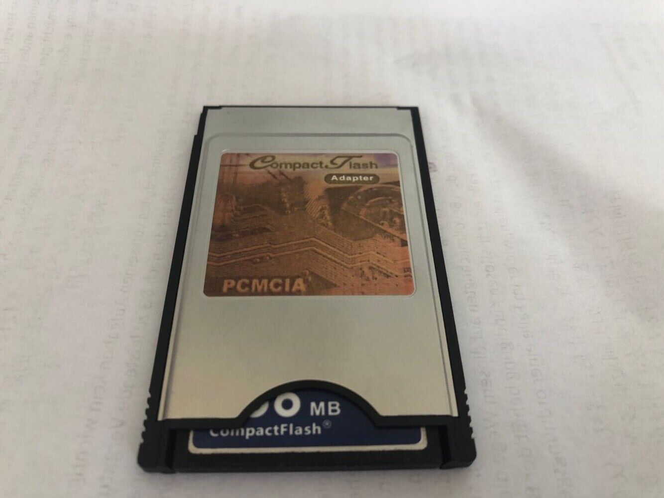 SANDISK 256MB Compact Flash +ATA PC card PCMCIA Adapter JANOME Machine