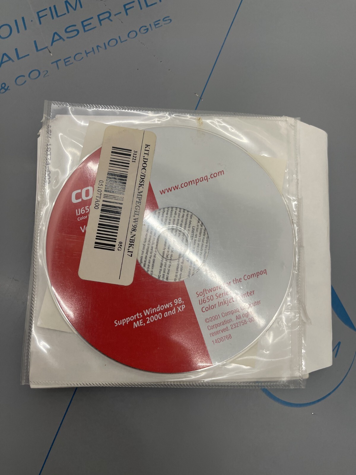 Driver CD For Compaq IJ650 Series - disk only