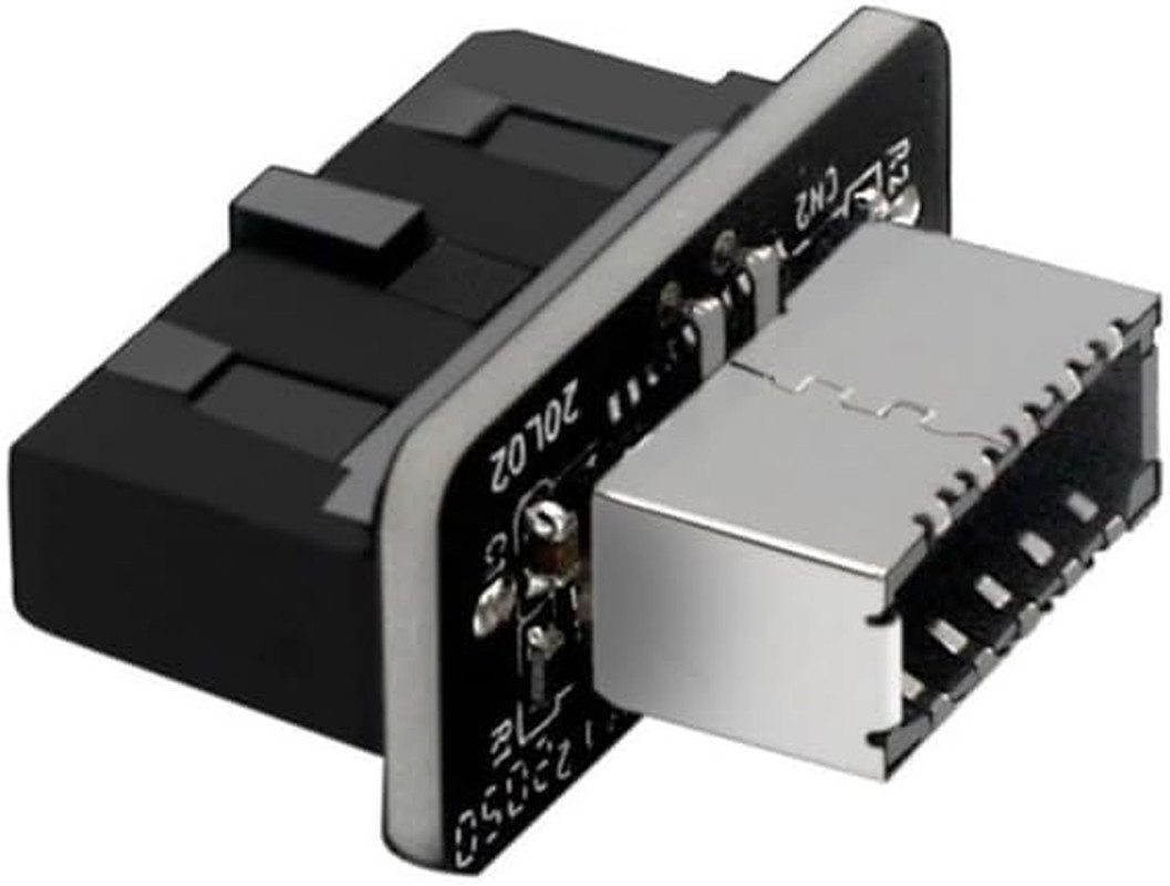 USB 3.2 Gen 1 to USB 3.2 Gen 2 Header Adapter – Motherboard 19Pin to Type-E
