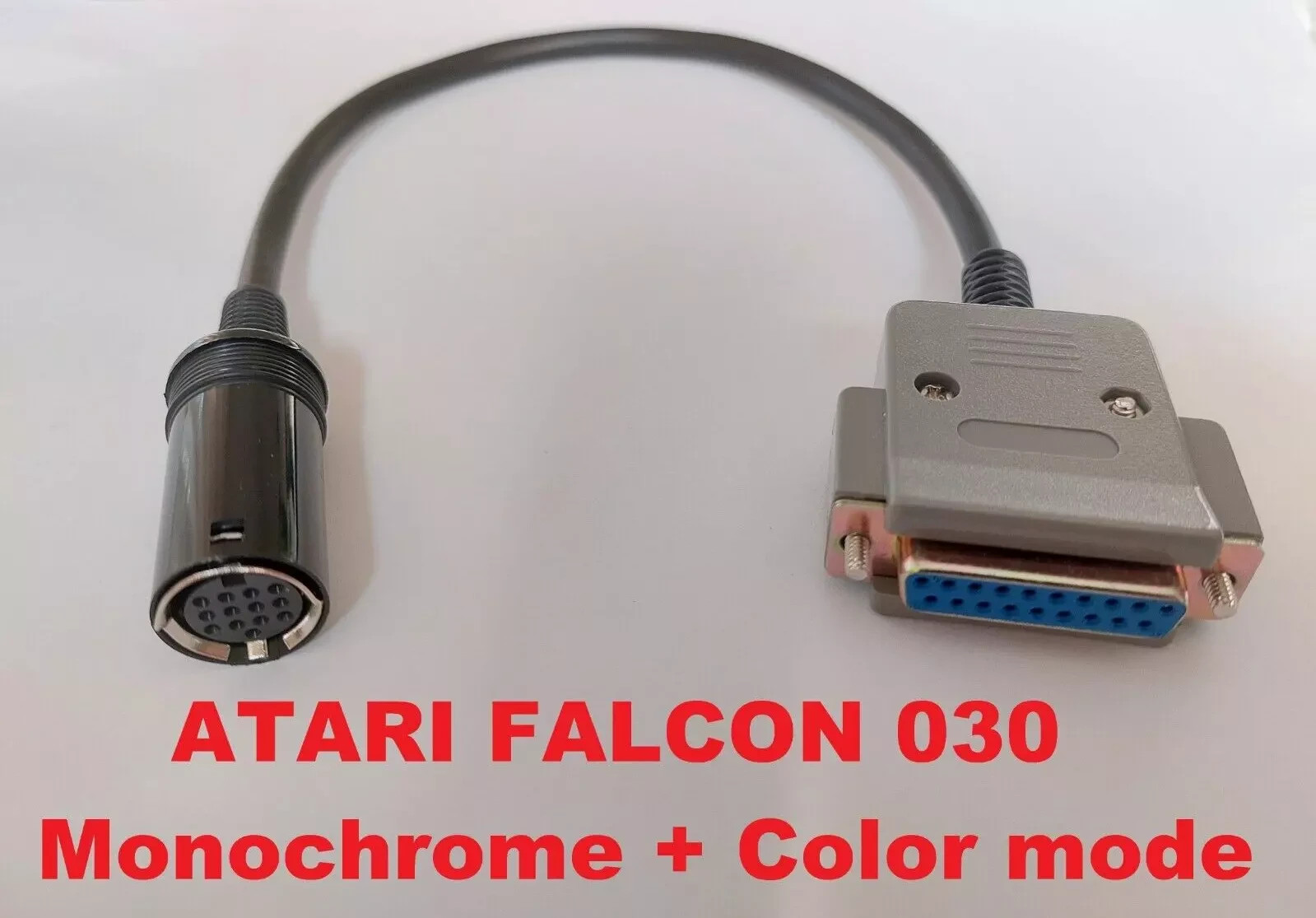 Atari Falcon 030 Video Cable SC1224 1435 SM124 Color and High Resolution DB19