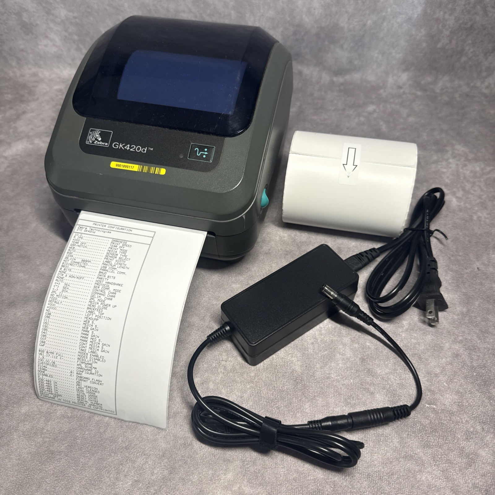 Zebra GK420d Direct Thermal USB Barcode Label Printer 203dpi 4in