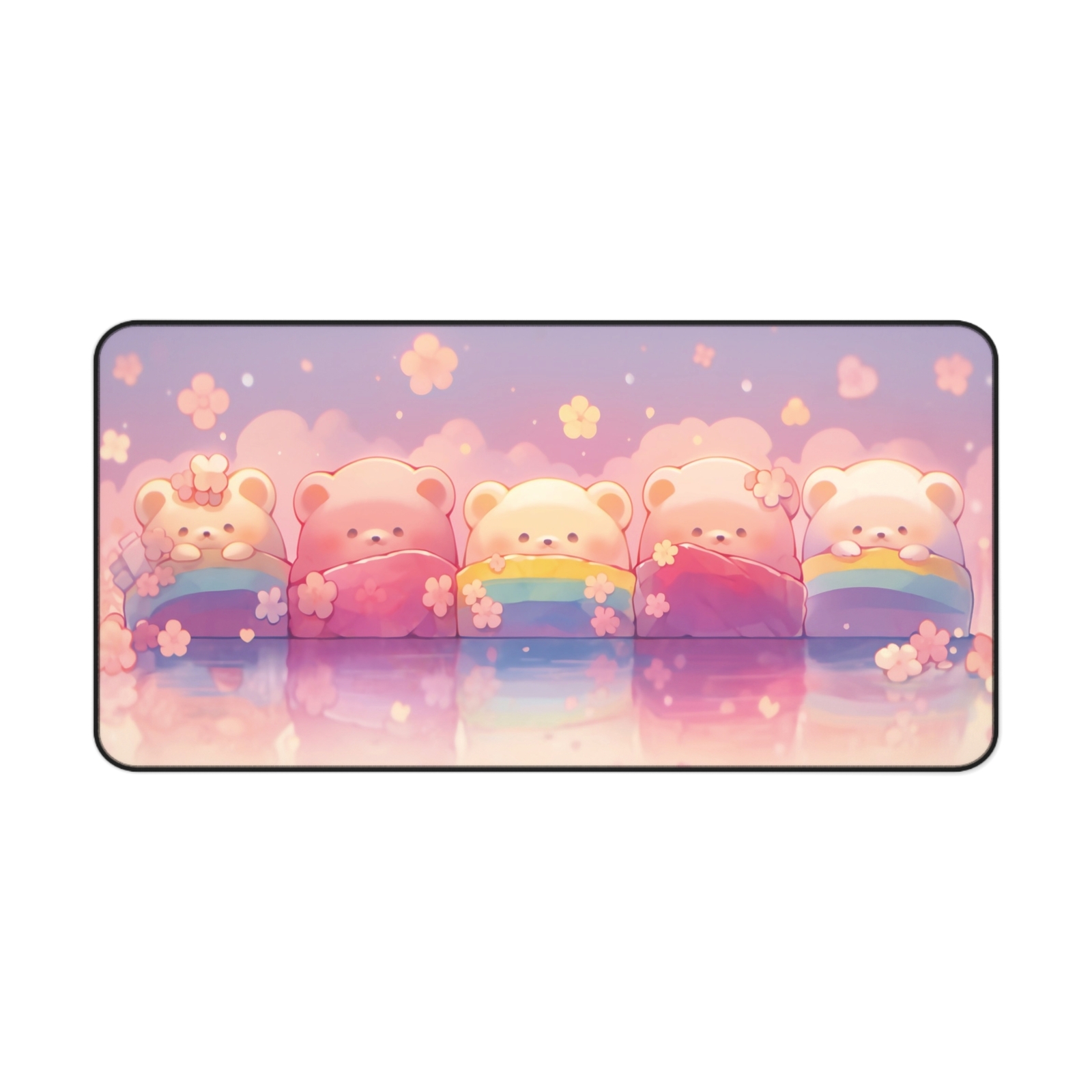 Kawaii Pastel Desk Mat, Cute Large Mouse Pad, Kawaii Gaming Mouse Pad, Desk Pad