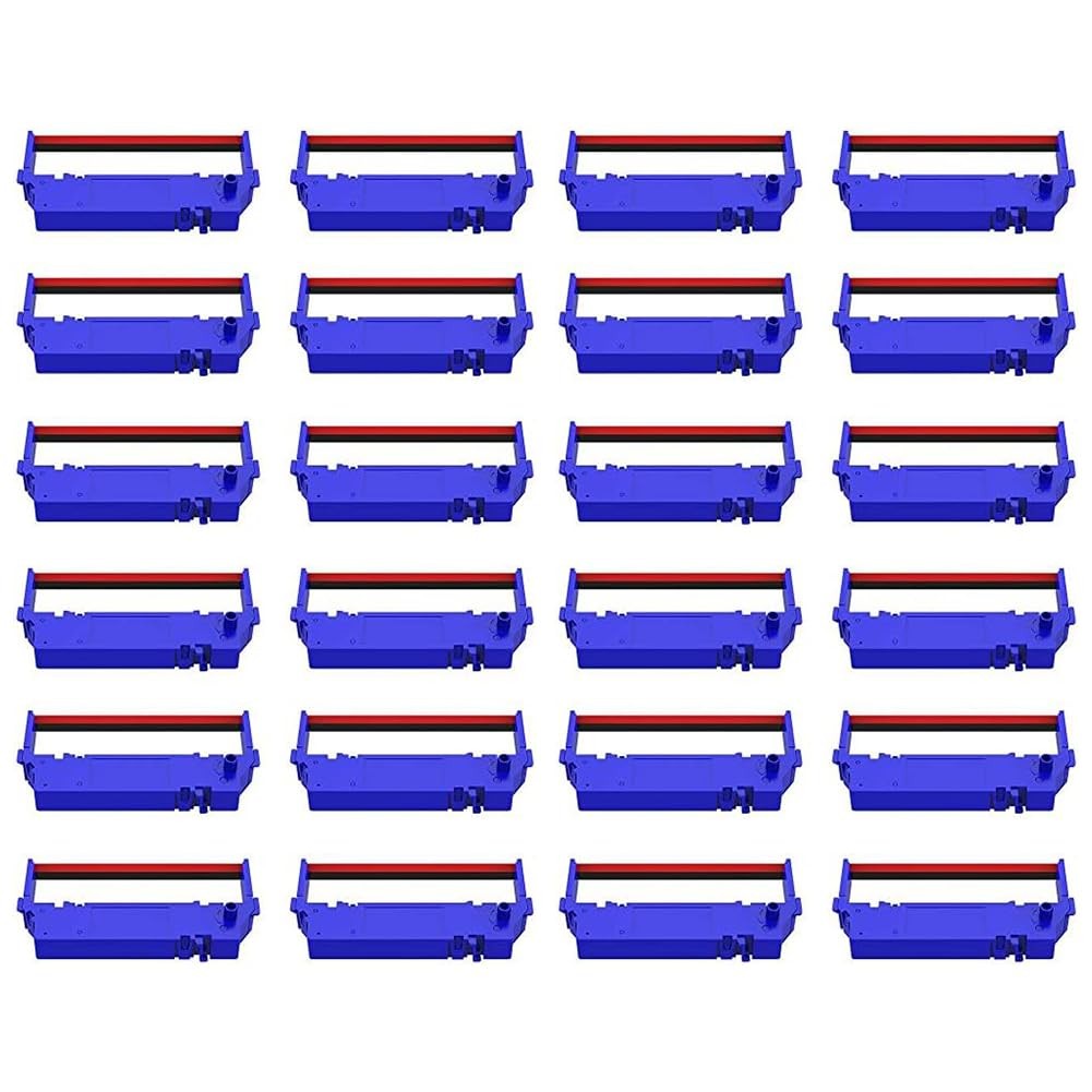 24-Pack SP700 Printer Ribbon B/R for Star RC-700BR SP-700BR SP-712 SP-742 Ink...