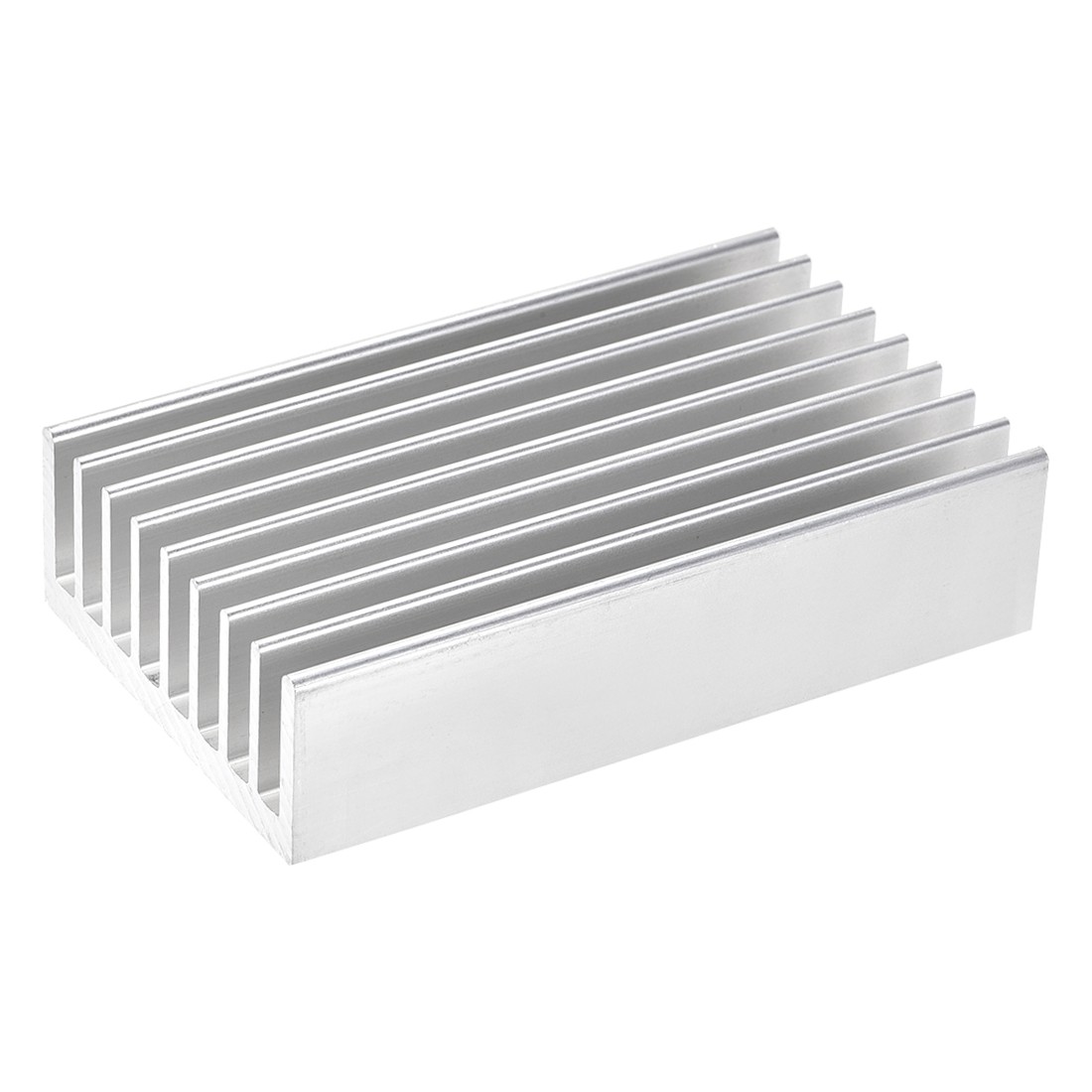 Electronics Cooler Heatsink for MOS GPU IC Chip Silver 100 x 60 x 25 mm