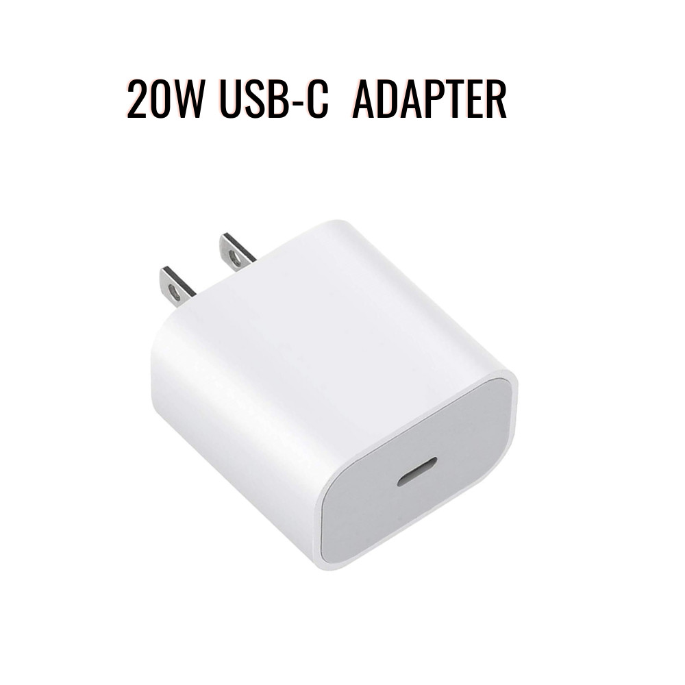 PD 20W Fast Charger Power Block For iPhone 14 13 12 11 Pro Max XR SE USB-C Cable