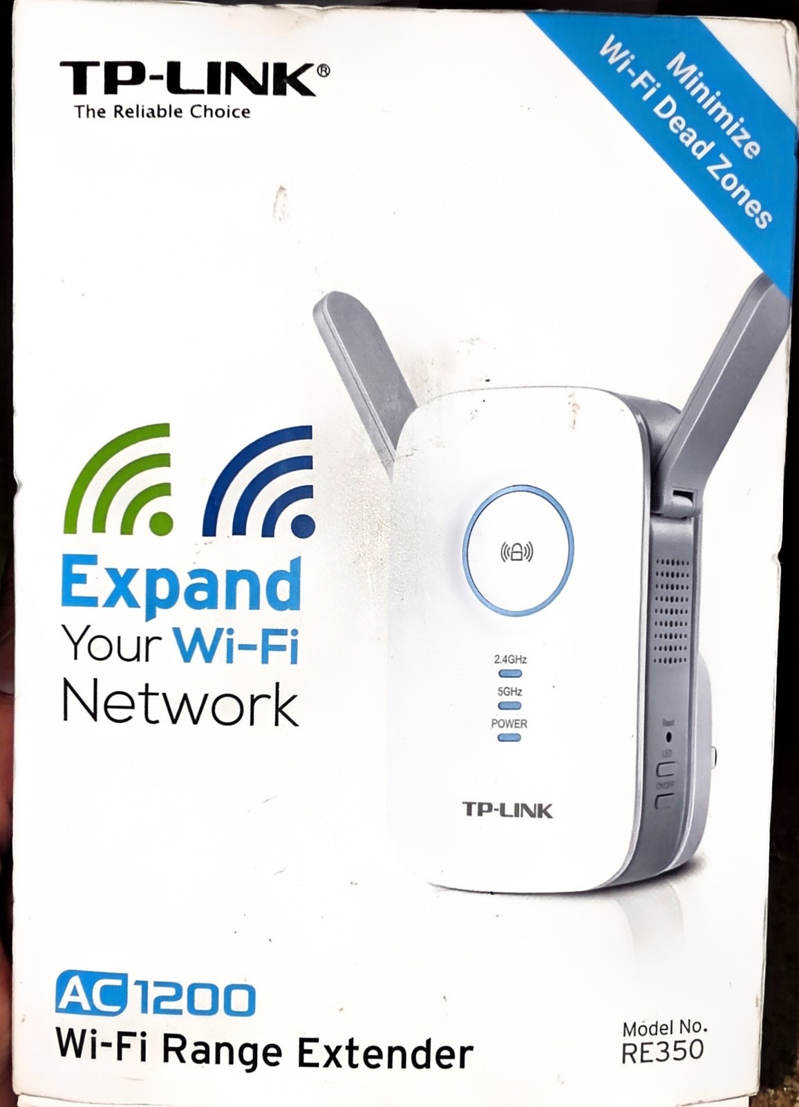 NEW TP-LINK AC1200 WiFi Range Extender Model RE3500