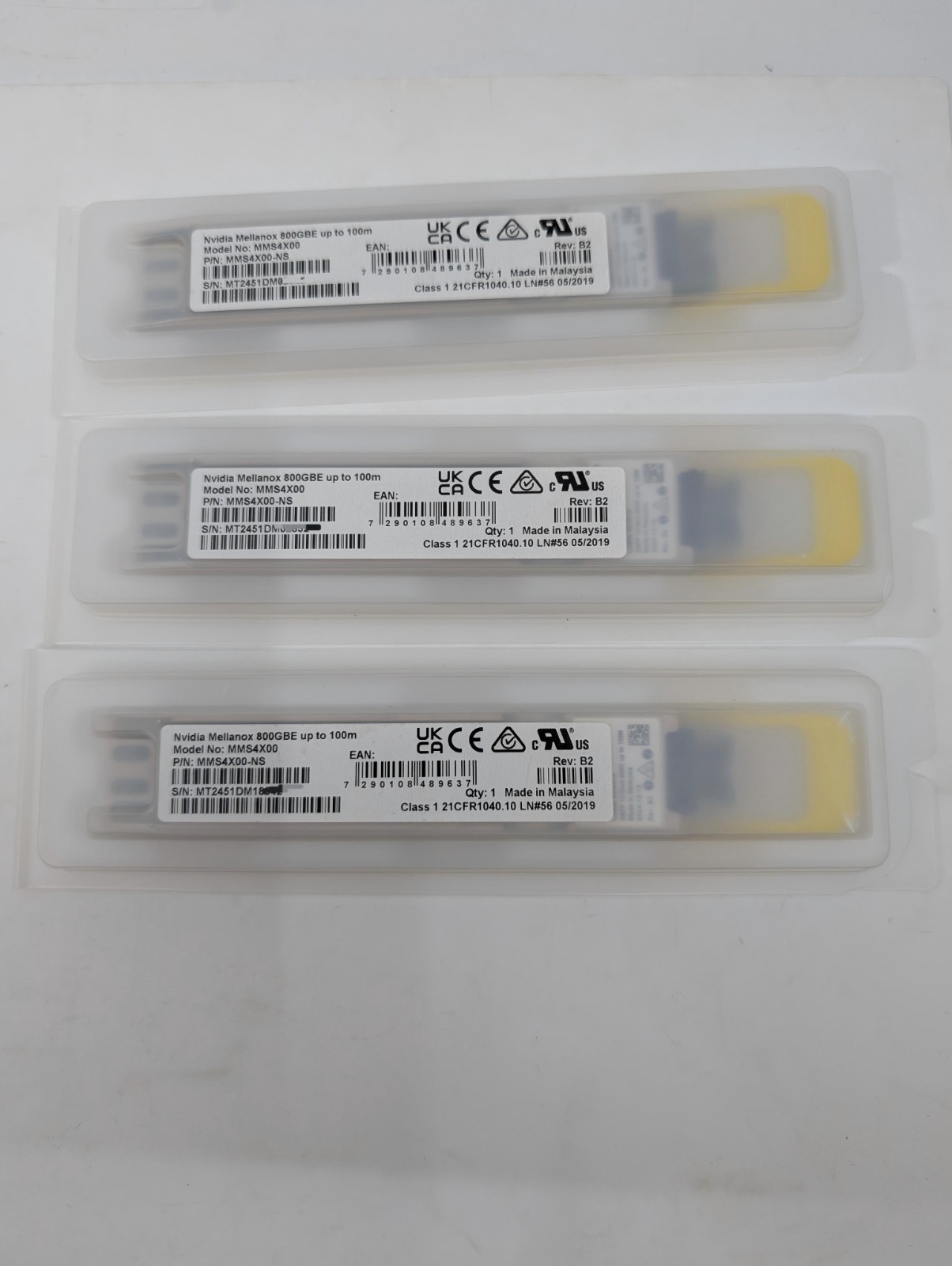 MMS4X00-NS NVIDIA 800Gbps Twin-port OSFP 2x400Gb/s Single Mode DR8 100m