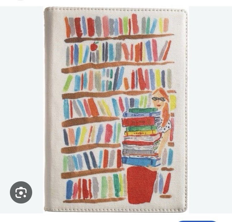 Kate Spade Canvas Bella Library Nook Cover NWT