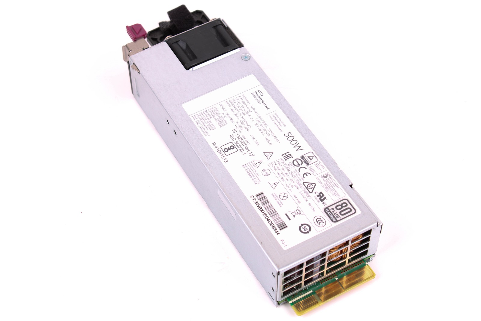 HP ProLiant 10th Gen 500W 80 Plus Platinum PSU Power Supply 865399-101