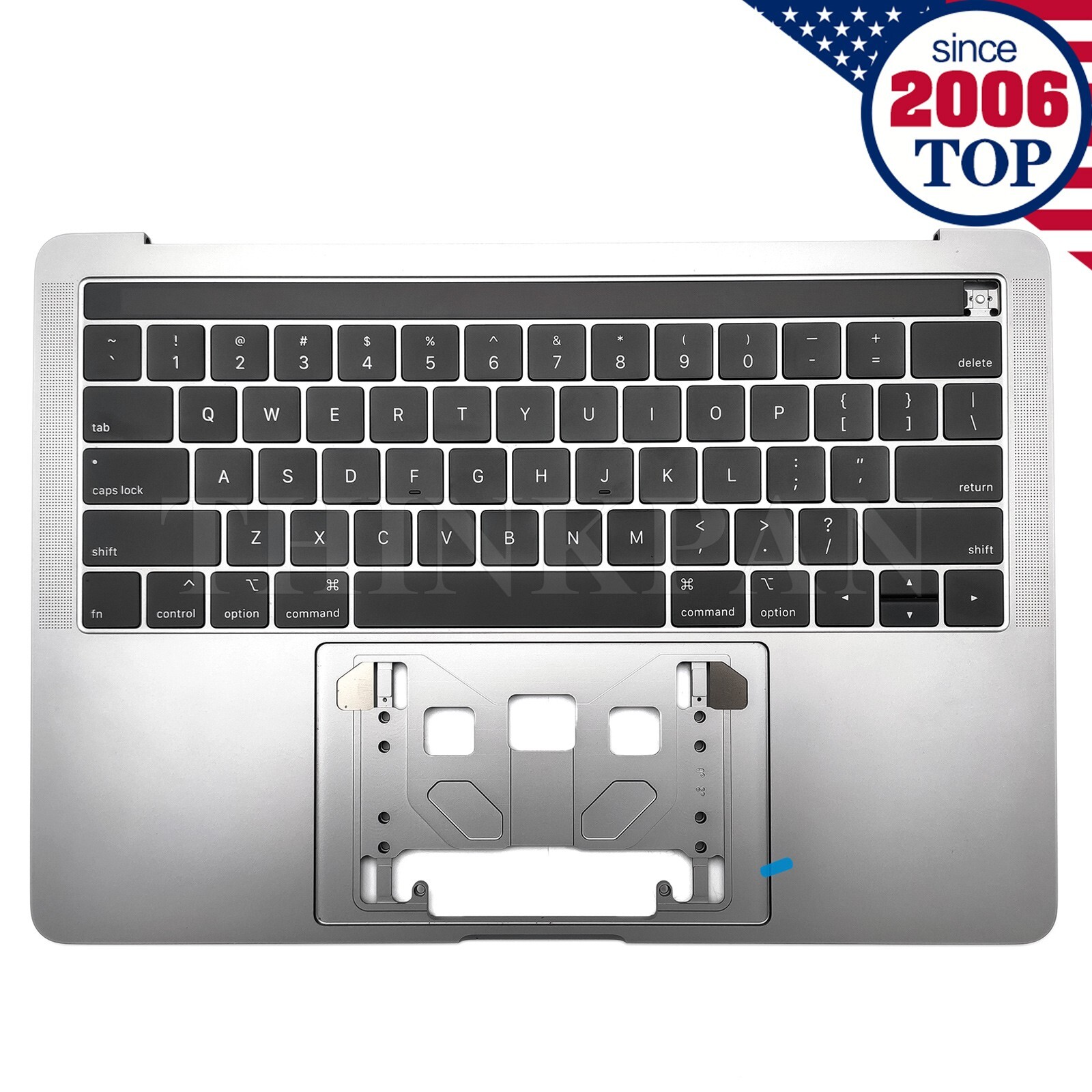 For 13" MacBook Pro A1706 2016-2017 Gray Palmrest Non-Touchbar