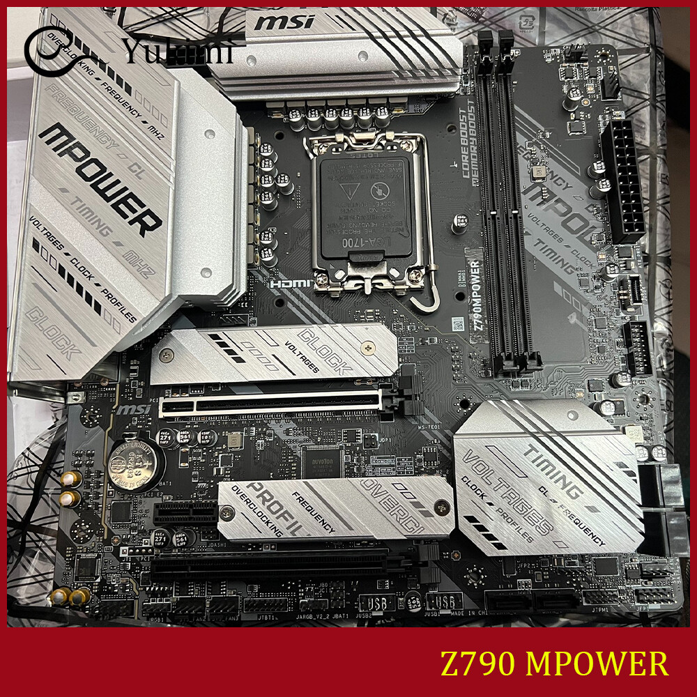 FOR MSI Z790 MPOWER LGA 1700 DDR5*2 Intel 128GB Micro ATX Motherboard Test OK