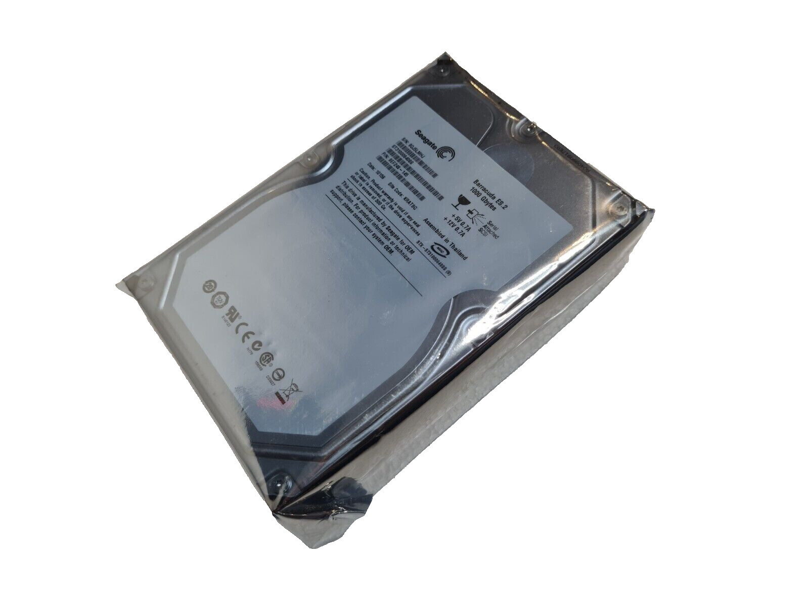 Seagate 1TB 3.5" Hard Drive ST31000640SS 7200 RPM 1000GB SAS Barracuda ES.2 READ