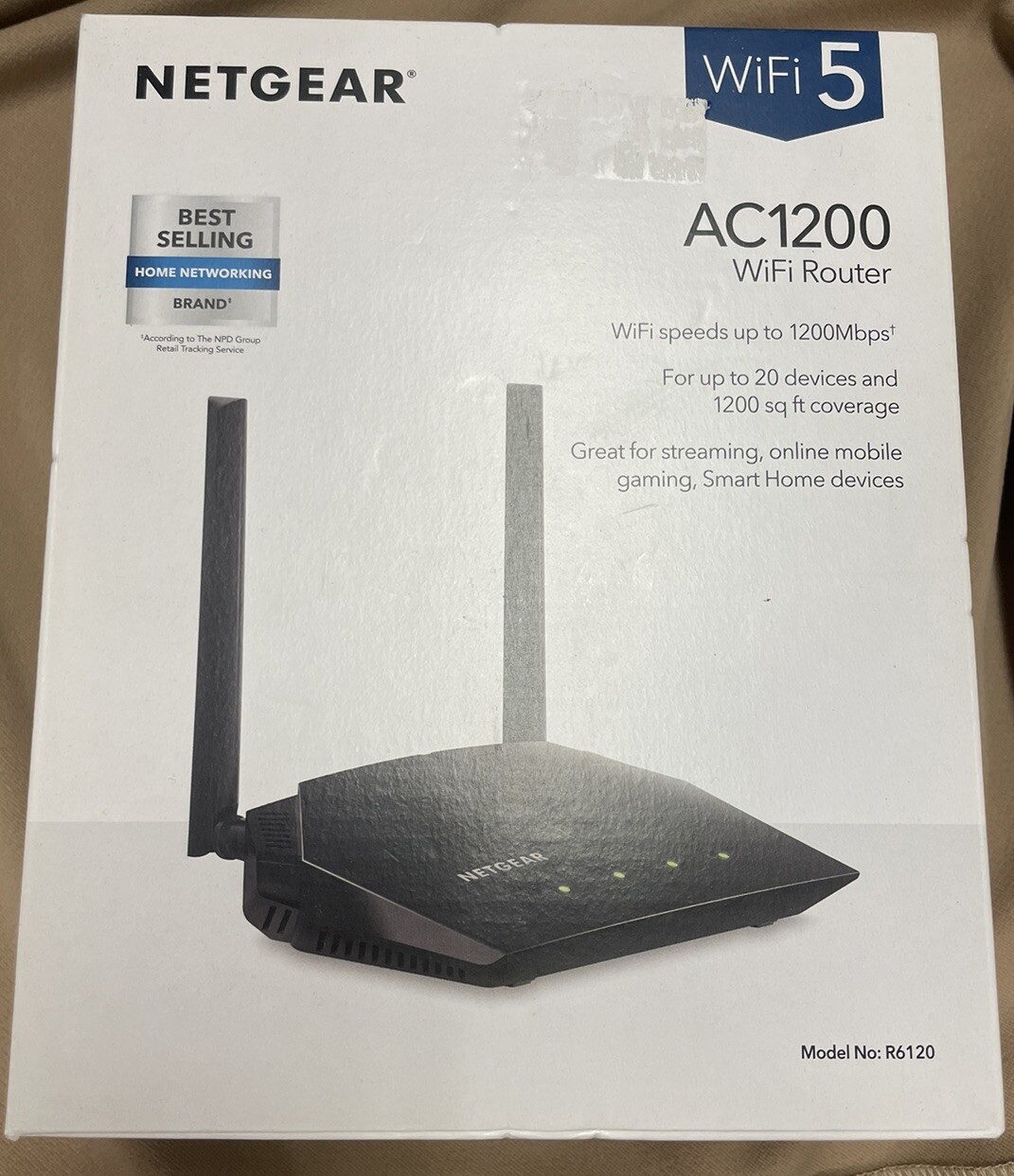 *NEW* Netgear R6220-200NAS AC1200 Dual Band Smart WiFi Router - Brand New Sealed
